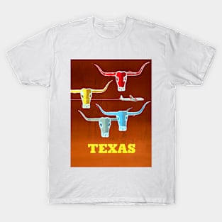 Texas Travel Advertisement 1953 Glanzman Parker T-Shirt